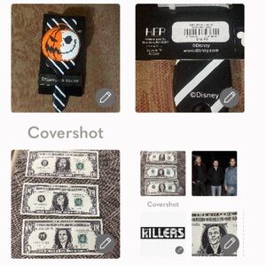 KILLERS 🌎Concert💵tour 22’ signature+Disney Jack🎃 Skellington hairbrush NIP